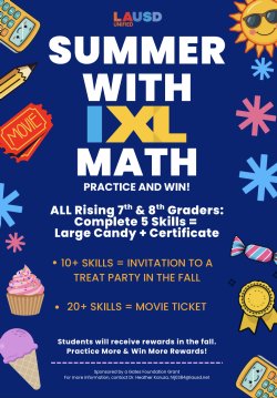 Summer IXL Math Challenge